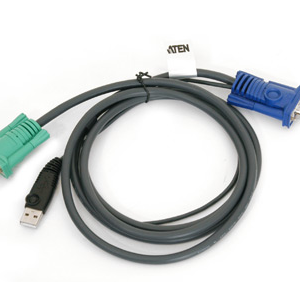 2L-5202U ATEN 1.8M, USB KVM Cable,CL13XX,CL5XXX,CS13XX,CS17XXA,CS17XXi,CS8XU