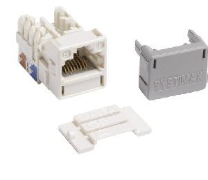 700206725 COMMSCOPE GigaSPEED XL® MGS400 Series Category 6 U/UTP Information Outlet, white
