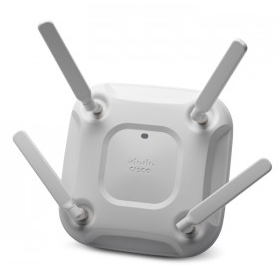 AIR-CAP3702E-E-K9 Cisco 802.11ac Ctrlr AP 4x4:3SS w/CleanAir; Ext Ant; B Reg Domain