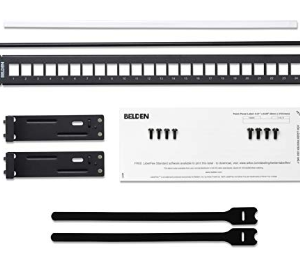 AX103114 BELDEN Cat6A UTP 24 Port Patch Pnel, Empty
