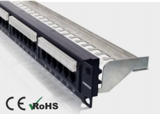 121-21P18024B Norden Category 5e UTP Patch Panel 24 Port Unloaded