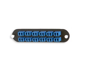 CCH-CP24-A9 CORNING 24-fiber CCH panel with twelveDuplex LC singlemode adapters with ceramic inserts