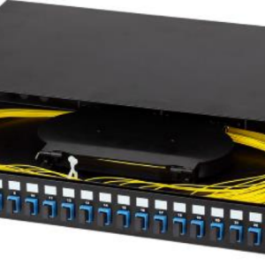 FPSLSCSX0241B Opterna 19" Unloaded 1U Sliding Patchpanel 24 SC Simplex (LC Duplex) Port- Black