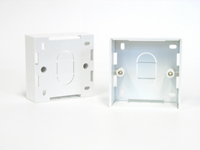 N424.532 Nexans UK Style Backbox Single Gang White