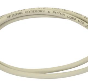 SCSPCC6UTP05MLSZHGY Opterna Patch cord UTP, category 6, standard plug , LSZH 5 meter grey
