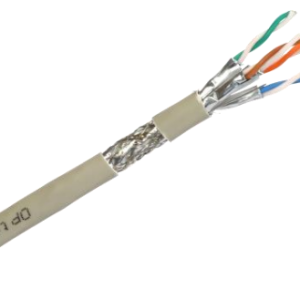 SCSSFTPC6APEBK Cat6A cable roll PVC Opterna Cat6A 23AWG S/FTP PE 4P Cable 305mtr/Box Black