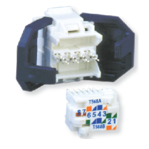 VOL-OCK6-U 3M  RJ45 K6 Jack, Category 6, UTP, White